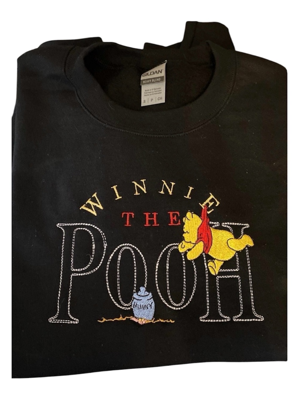 Winnie the Pooh Embroidered Graphic Sweatshirt - NWOT